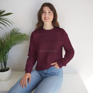 Warm • Calm • Cozy Unisex Crewneck Sweatshirt